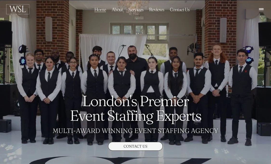 Affordable web design for Hospitality