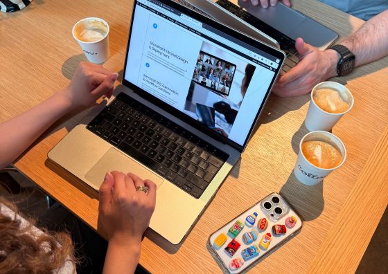 The Social Bay reviewing the quality of content on the website to determine which best practices to add to the client’s content strategy